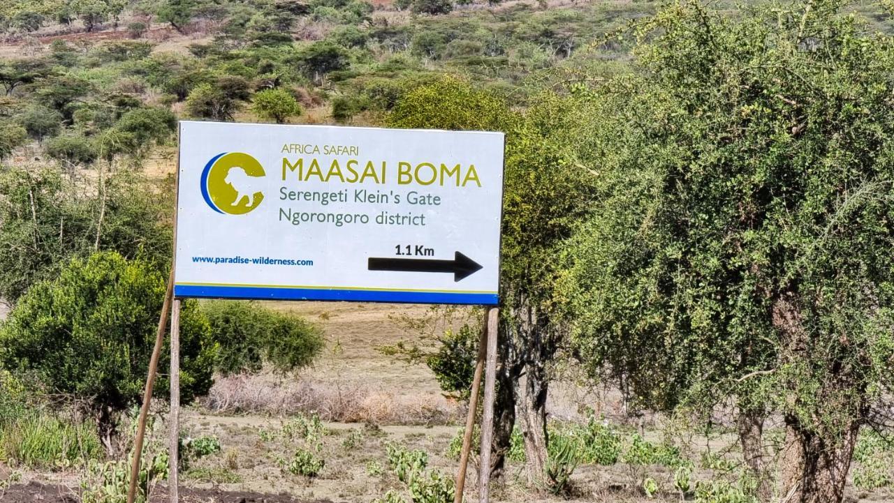 Africa Safari Maasai Boma Camping Серенгети Экстерьер фото